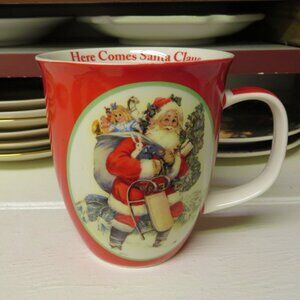 Burton Santa's Arrival Christmas Mug (DK696)